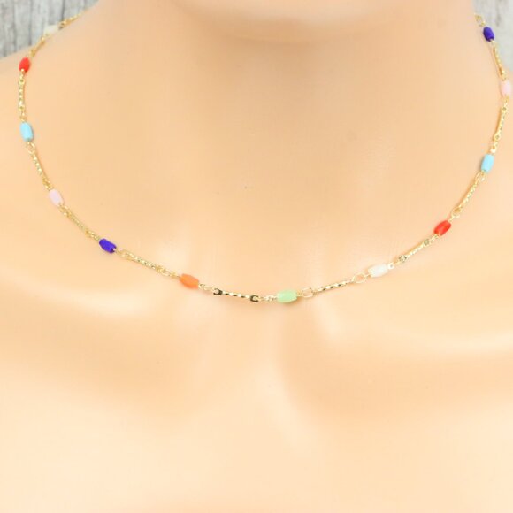 Minimalist Necklace Chain, Elegant Jewelry for Women & Girls | MLCRC1912 - Picture 8 of 10